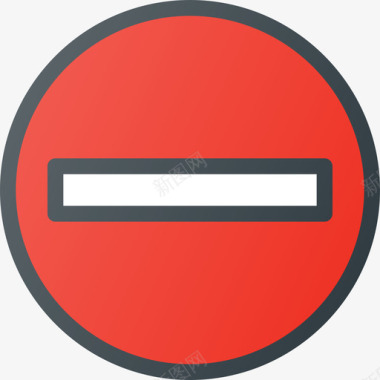 禁止交通路标线颜色图标图标
