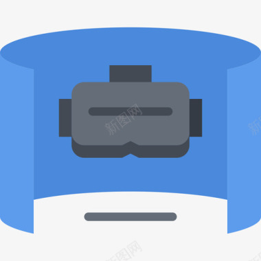 增强现实未来4平面图标图标