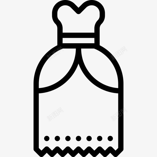 礼服婚礼75直系图标svg_新图网 https://ixintu.com 婚礼75 直系 礼服