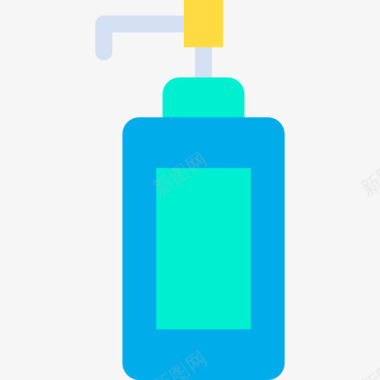 肥皂美容和水疗3平的图标图标