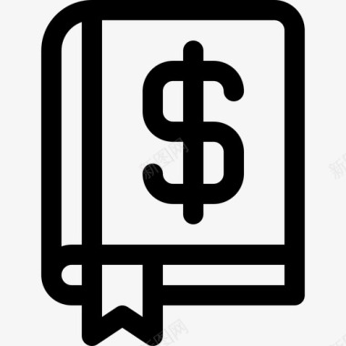 财务手册财务41线性图标图标