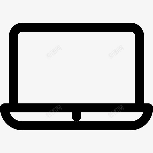 笔记本电脑媒体技术2线性图标svg_新图网 https://ixintu.com 媒体技术2 笔记本电脑 线性