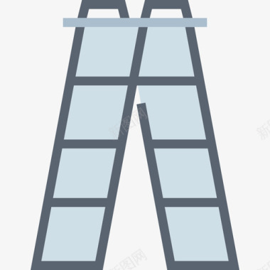 梯子家具57扁平图标图标