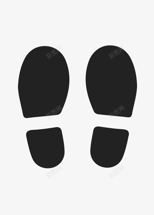 脚印脚鞋图标svg_新图网 https://ixintu.com 痕迹 脚 脚印 轨迹 鞋