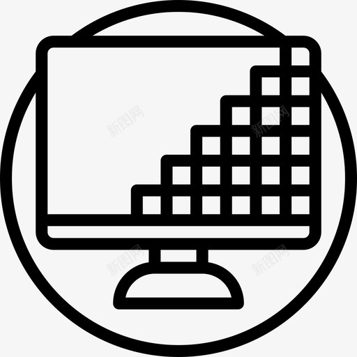 分辨率要素30线性图标svg_新图网 https://ixintu.com 分辨率 线性 要素30