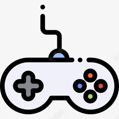 游戏板用户界面30线性颜色图标图标