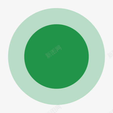 绿圈圈图标