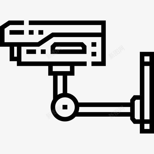 闭路电视互联网安全32线性图标svg_新图网 https://ixintu.com 互联网安全32 线性 闭路电视