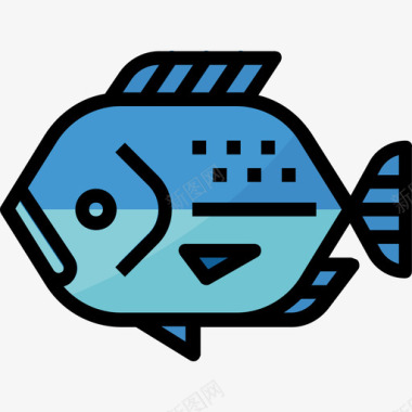鱼食物70线色图标图标