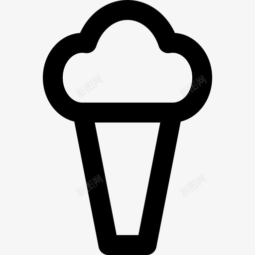 冰淇淋夏季32直纹图标svg_新图网 https://ixintu.com 冰淇淋 夏季32 直纹