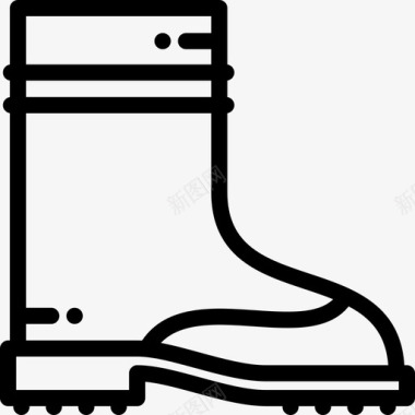 靴子农业19直线型图标图标
