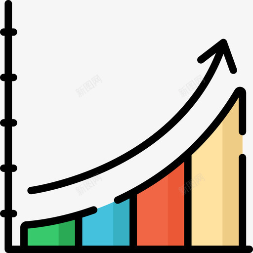 利润信息图表6线性颜色图标svg_新图网 https://ixintu.com 信息图表6 利润 线性颜色