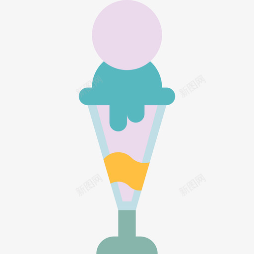 冰激凌甜点和甜点无糖图标svg_新图网 https://ixintu.com 冰激凌 无糖 甜点和甜点