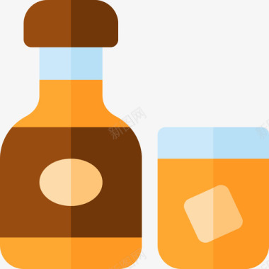 威士忌活动机构淡味图标图标