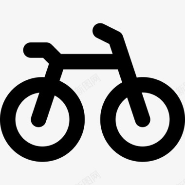 自行车生态121直线型图标图标