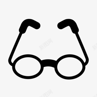 眼镜太阳镜医用眼镜图标图标