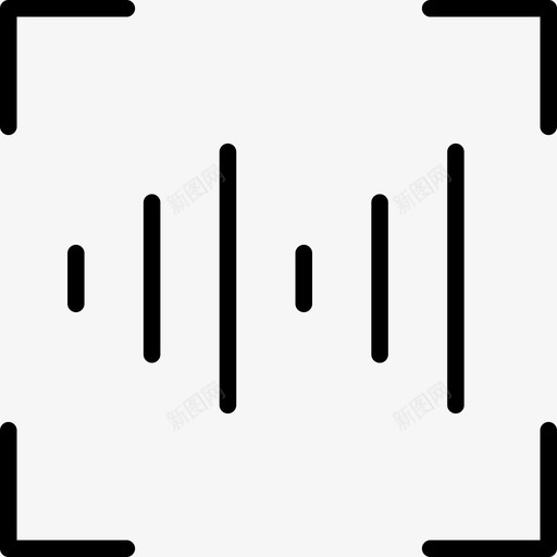 检测项目音乐图标svg_新图网 https://ixintu.com 声音 大学瘦 检测 识别 音乐 音轨 项目