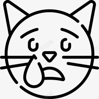 猫表情符号15直系图标图标