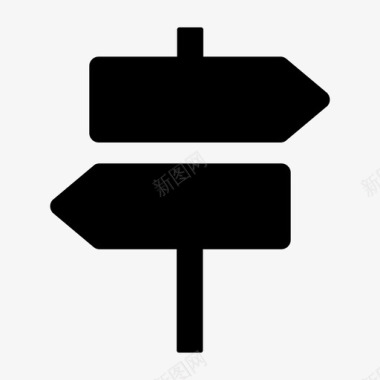 方向路标符号图标集1图标
