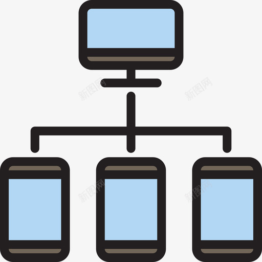 服务器基本营销线性颜色图标svg_新图网 https://ixintu.com 基本营销 服务器 线性颜色