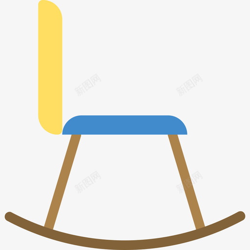 摇椅家具和家用16平的图标svg_新图网 https://ixintu.com 家具和家用16 平的 摇椅