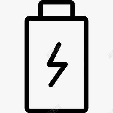 电池生态85线性图标图标