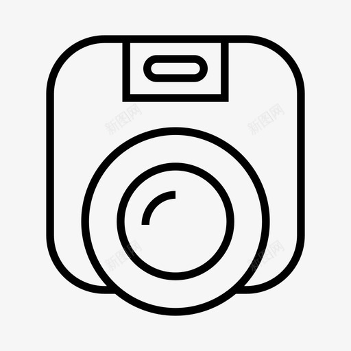 相机数码胶卷图标svg_新图网 https://ixintu.com 摄影 数码 照片 相机 相机线 胶卷