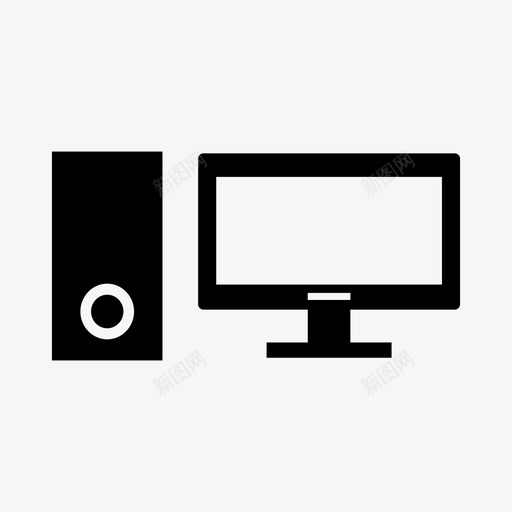 计算机cpu在线图标svg_新图网 https://ixintu.com cpu 作品 在线 技术 用户界面 网络图标字形 艺术 计算机