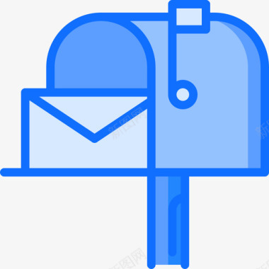 邮箱真实状态7蓝色图标图标