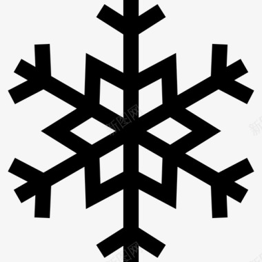 雪花自然40直线型图标图标