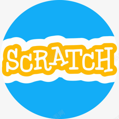 Scratch软件开发徽标平面图标图标