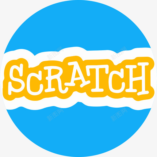 Scratch软件开发徽标平面图标svg_新图网 https://ixintu.com Scratch 平面 软件开发徽标
