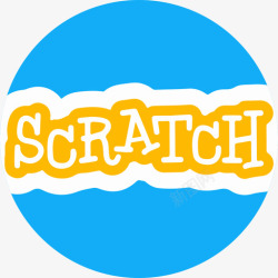 scratchScratch软件开发徽标平面图标高清图片