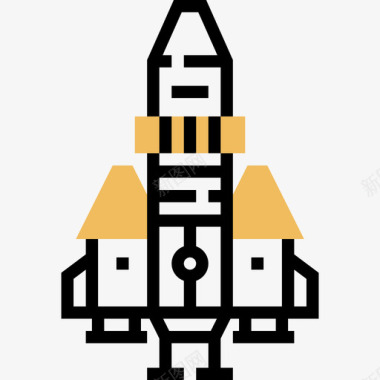 火箭航天技术3黄影图标图标
