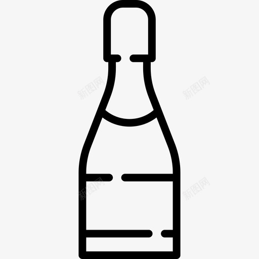 香槟食品和饮料12直系图标svg_新图网 https://ixintu.com 直系 食品和饮料12 香槟