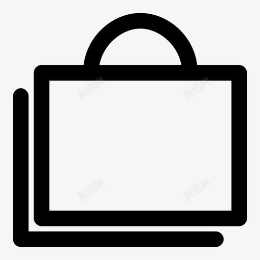 购物袋网上商店纸袋图标svg_新图网 https://ixintu.com 纸袋 网上商店 购物商店 购物袋