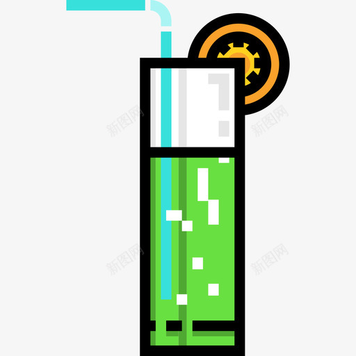 果汁健康生活8原色图标svg_新图网 https://ixintu.com 健康生活8 原色 果汁