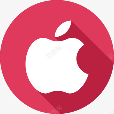 苹果苹果logos2扁平图标图标