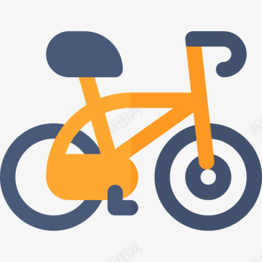 自行车健康生活方式11平板图标图标