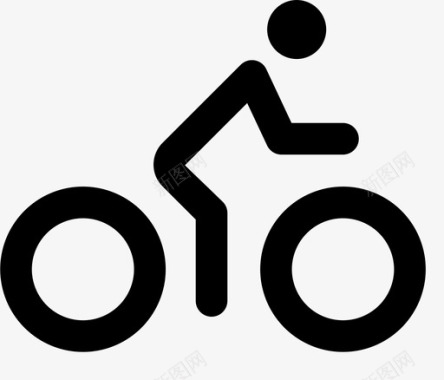 自行车自行车手交通工具图标图标