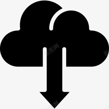 云计算网络4填充图标图标