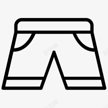 短裤板球服装足球制服图标图标
