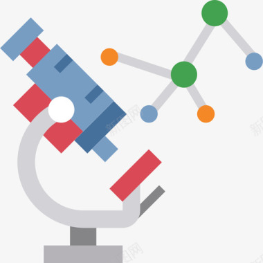 显微镜39学校平板图标图标