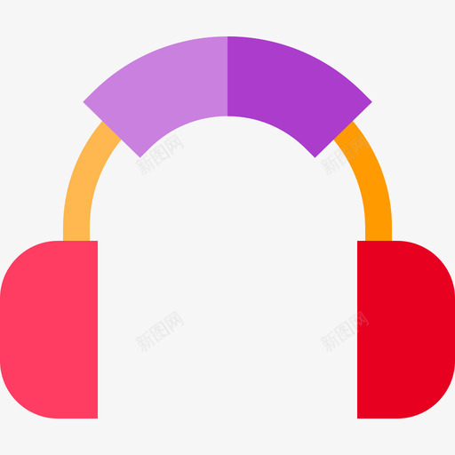 耳罩冬装扁平图标svg_新图网 https://ixintu.com 冬装 扁平 耳罩