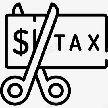 税收金融48直系图标图标