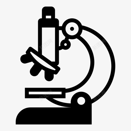 显微镜生物学实验室图标svg_新图网 https://ixintu.com 医学 实验室 显微镜 生物学 研究 科学
