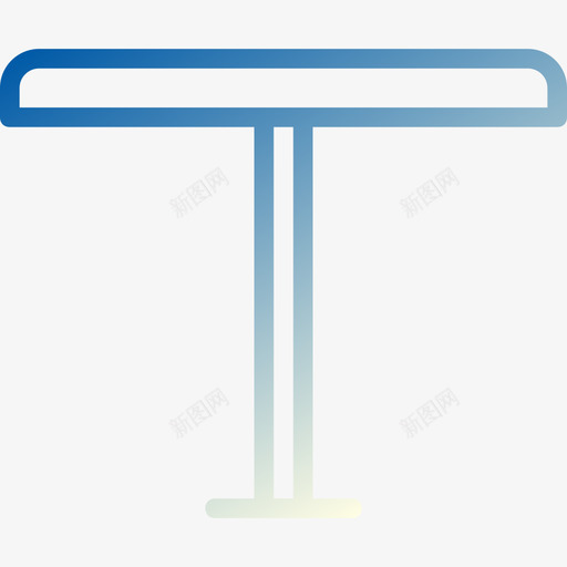 桌子家具和家居17线性坡度图标svg_新图网 https://ixintu.com 家具和家居17 桌子 线性坡度