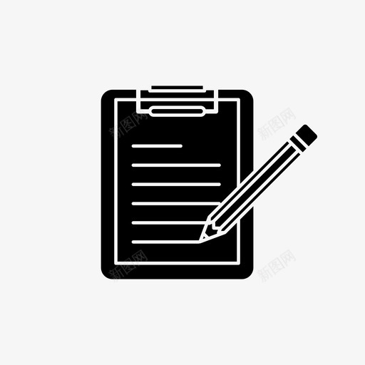 签名便条付款图标svg_新图网 https://ixintu.com 书写 付款 便条 签名