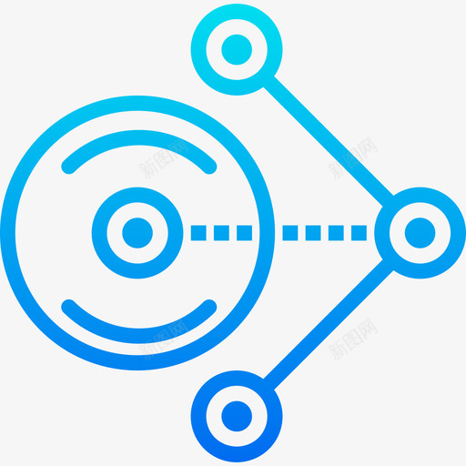 数据共享网络和数据库16梯度图标svg_新图网 https://ixintu.com 数据共享 梯度 网络和数据库16