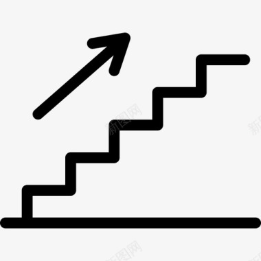 楼梯指路2直线图标图标